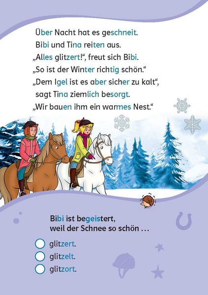 Produktbild: Lesefuchs Bibi & Tina: Leser&auml;tsel Lesestufe 2, Band 1