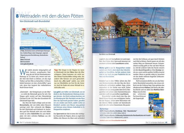Produktbild: BVA Die 111 sch&ouml;nsten Radtouren in Deutschland