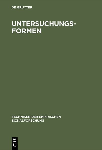 Produktbild: Untersuchungsformen