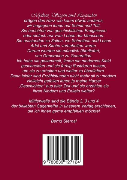 Produktbild: Sagen, Mythen und Legenden aus dem Harz