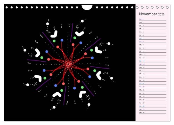 Produktbild: Filigran - Mandalas (Wandkalender 2026 DIN A4 quer), CALVENDO Monatskalender