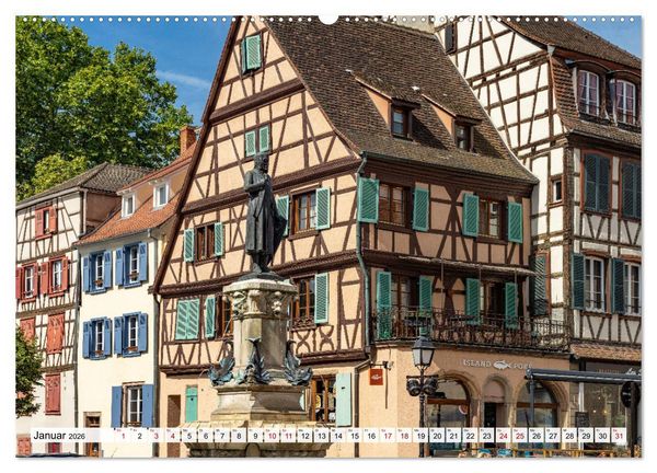 Produktbild: Frankreich - Elsass - Colmar (Wandkalender 2026 DIN A2 quer), CALVENDO Monatskalender