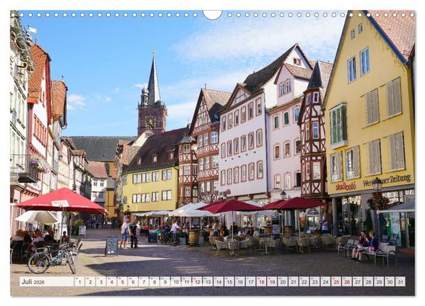 Produktbild: Spaziergang in Wertheim (Wandkalender 2026 DIN A3 quer), CALVENDO Monatskalender