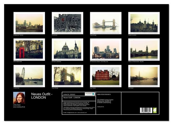 Produktbild: Neues Outfit - LONDON (Wandkalender 2026 DIN A2 quer), CALVENDO Monatskalender