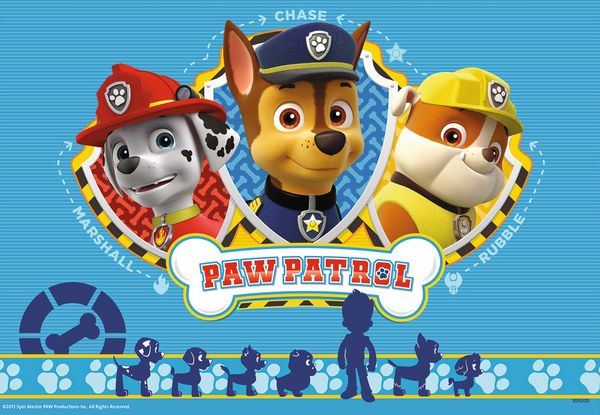 Produktbild: Puzzle Ravensburger PAW: Ryder und die Paw Patrol 2 X 12 Teile