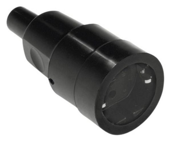 Produktbild: Bachmann 913.175 Schutzkontaktkupplung Gummi, Silikon 250 V Schwarz IP20