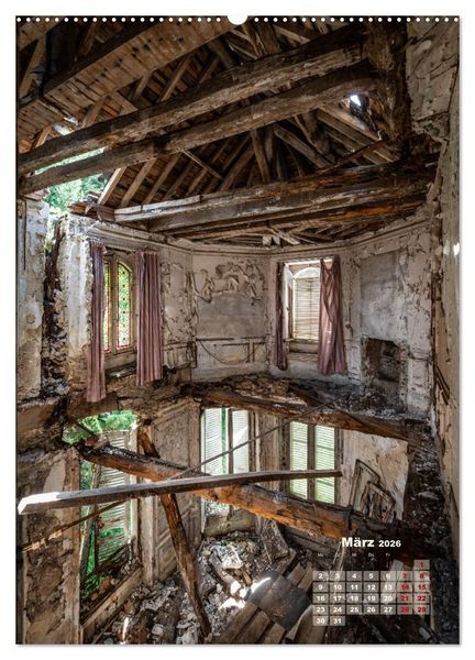 Produktbild: Lost Places - morbide Sch&ouml;nheiten (hochwertiger Premium Wandkalender 2026 DIN A2 hoch), Kunstdruck in Hochglanz