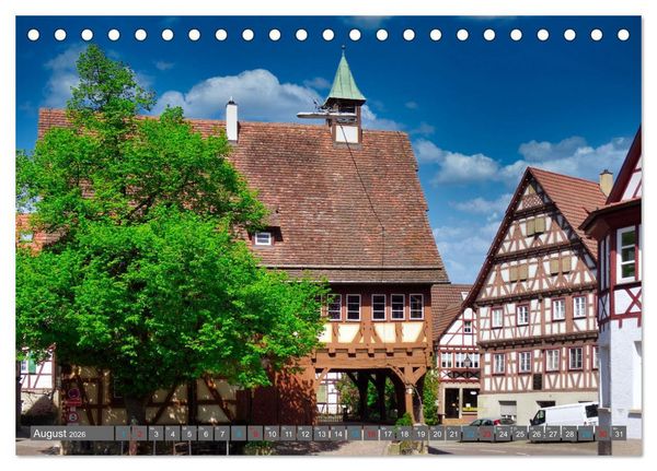 Produktbild: Stuttgarter Tagestouren (Tischkalender 2026 DIN A5 quer), CALVENDO Monatskalender