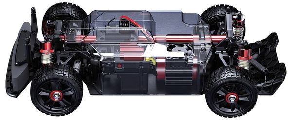 Produktbild: MJX Hyper GO Schwarz Brushless 1:14 RC Modellauto Elektro Rally Allradantrieb (4WD) RtR 2,4 GHz inkl. Akku und Ladekabel, mit Lichteffekt
