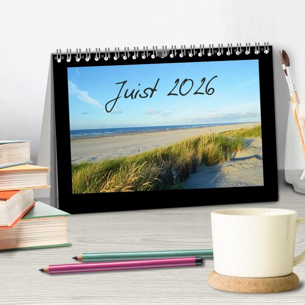 Produktbild: Juist &ndash; Insel im Wattenmeer (Tischkalender 2026 DIN A5 quer), CALVENDO Monatskalender