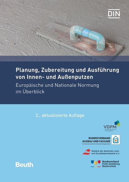 Produktbild: Planung, Zubereitung und Ausf&uuml;hrung von Innen- und Au&szlig;enputzen