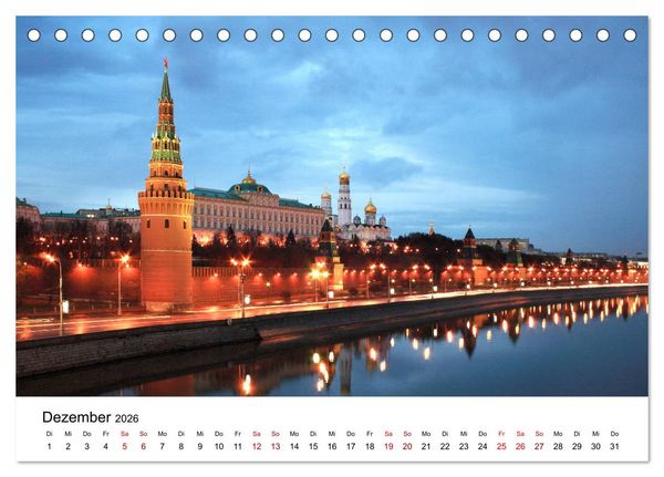 Produktbild: Goldenes Russland (Tischkalender 2026 DIN A5 quer), CALVENDO Monatskalender
