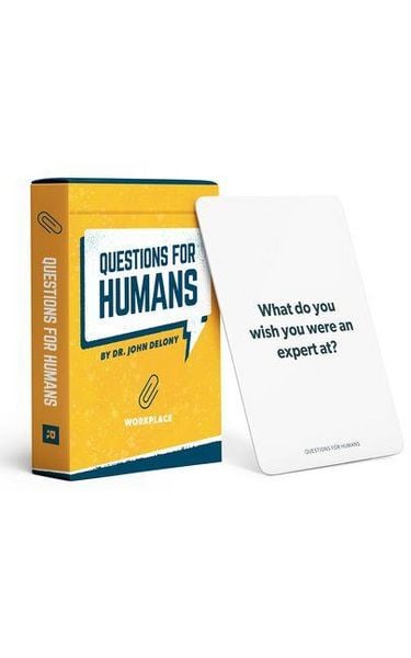 Produktbild: Questions for Humans: Workplace - 52 Conversation Starters to Build Trust, Break the Ice, and Create Fun, Meaningful Connections at Work