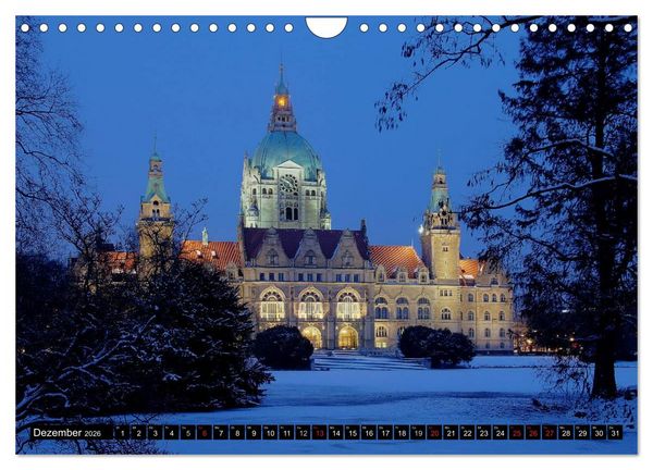 Produktbild: Hannover 2026 (Wandkalender 2026 DIN A4 quer), CALVENDO Monatskalender