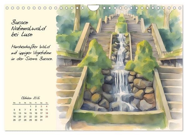 Produktbild: Portugal - Traumland am Atlantik (Wandkalender 2026 DIN A4 quer), CALVENDO Monatskalender