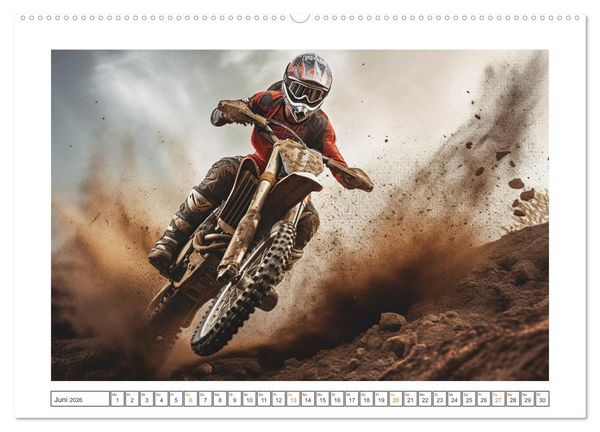 Produktbild: Motorcross Welt (Wandkalender 2026 DIN A2 quer), CALVENDO Monatskalender