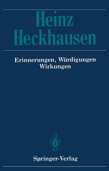 Produktbild: Heinz Heckhausen