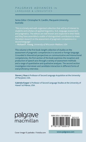 Produktbild: Assessing Second Language Pragmatics