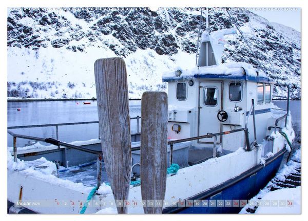 Produktbild: Lyngener Alpen Nord-Norwegen (hochwertiger Premium Wandkalender 2026 DIN A2 quer), Kunstdruck in Hochglanz