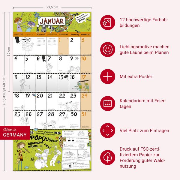 Produktbild: Lotta-Leben Broschurkalender 2027