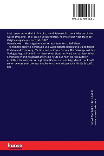 Produktbild: Mein erster Aufenthalt in Marokko