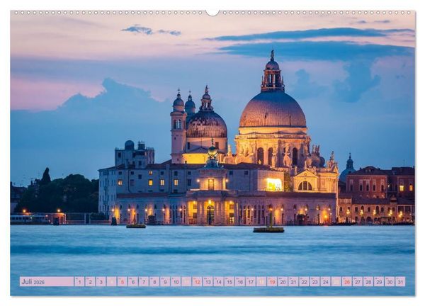 Produktbild: Venedig - Magische Lagunenstadt (hochwertiger Premium Wandkalender 2026 DIN A2 quer), Kunstdruck in Hochglanz