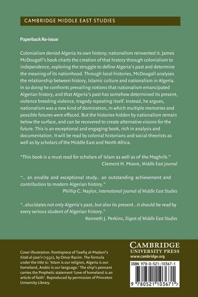 Produktbild: History and the Culture of Nationalism in Algeria