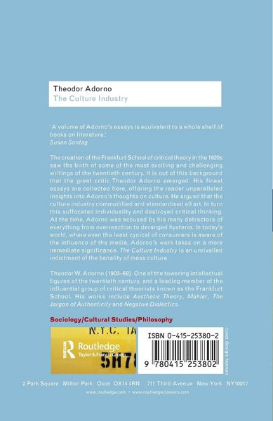 Produktbild: The Culture Industry