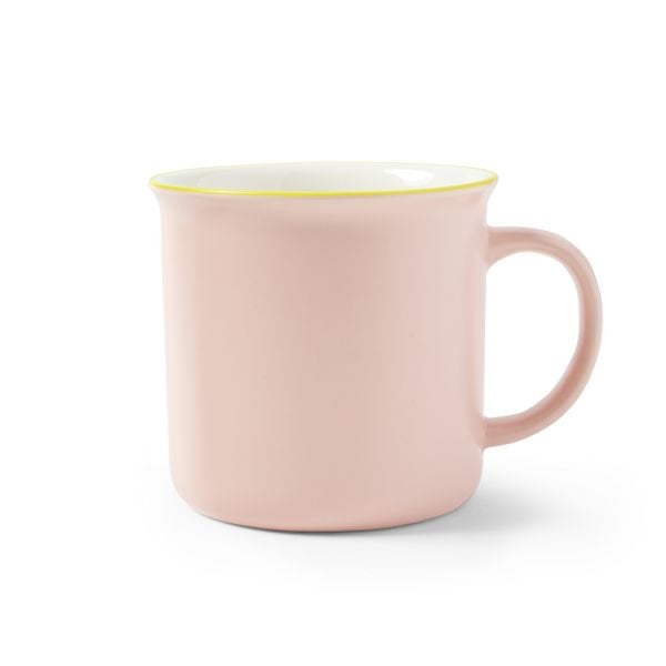 Produktbild: Kaffeetasse Emaillelook "Rosa"