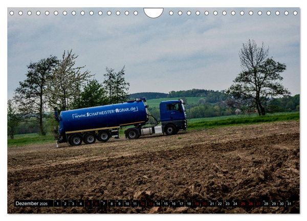 Produktbild: Landtechnik 2026 (Wandkalender 2026 DIN A4 quer), CALVENDO Monatskalender