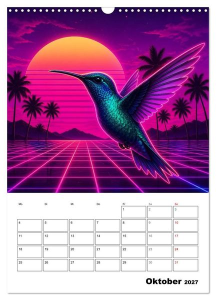 Produktbild: Kolibri-Welten (Wandkalender 2027 DIN A3 hoch), CALVENDO Monatskalender