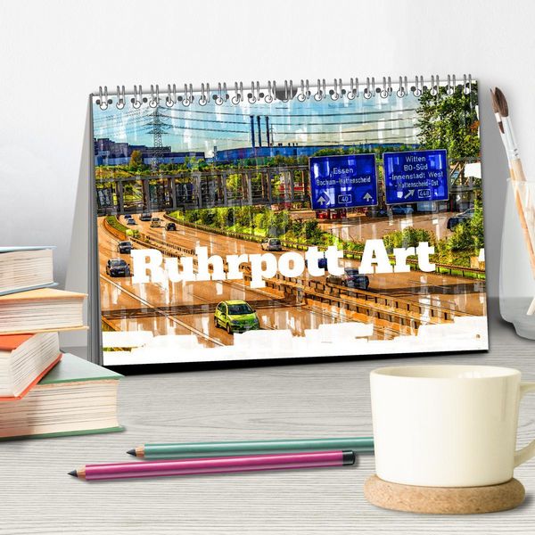 Produktbild: Ruhrpott Art (Tischkalender 2026 DIN A5 quer), CALVENDO Monatskalender