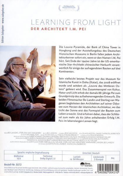 Produktbild: Learning from the Light - Der Architekt I.M. Pei