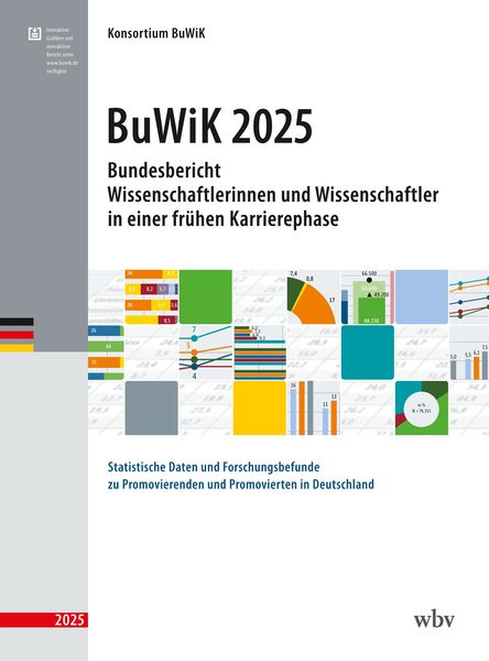 Produktbild: Bundesbericht Wissenschaftlerinnen und Wissenschaftler in einer fr&uuml;hen Karrierephase 2025
