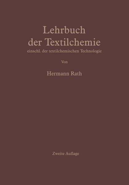 Produktbild: Lehrbuch der Textilchemie