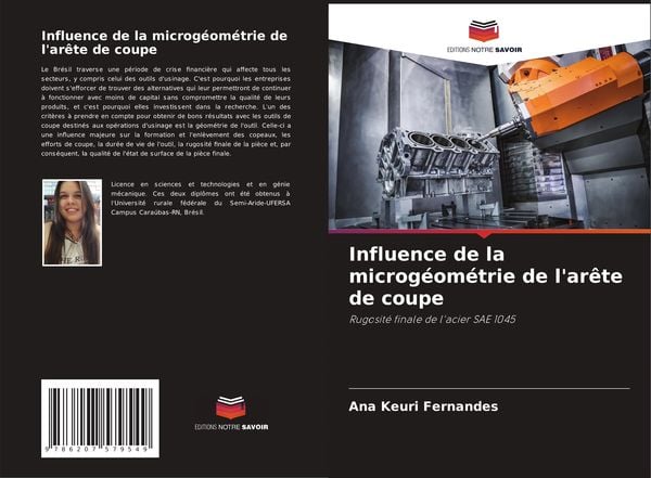 Produktbild: Influence de la microg&eacute;om&eacute;trie de l'ar&ecirc;te de coupe