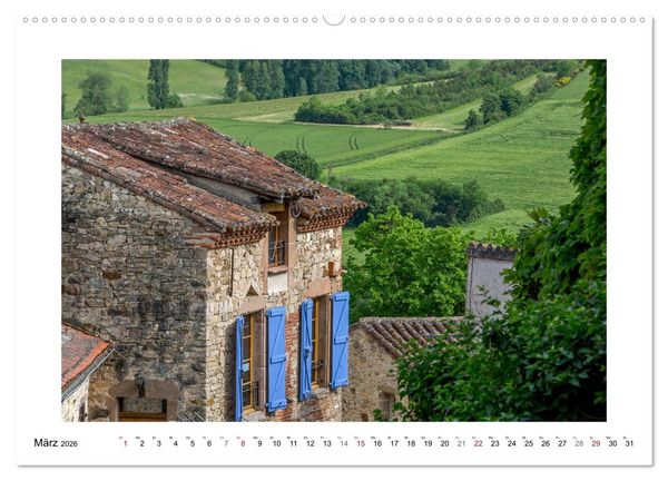 Produktbild: Okzitanien - Katharerland (Wandkalender 2026 DIN A2 quer), CALVENDO Monatskalender