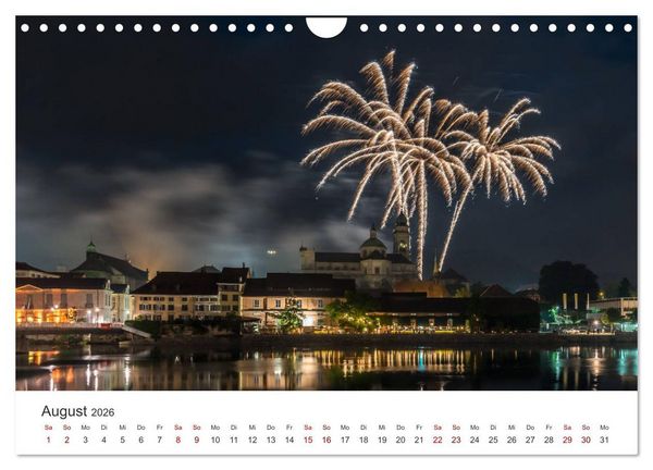 Produktbild: Schweiz - Die sch&ouml;nsten St&auml;dte (Wandkalender 2026 DIN A4 quer), CALVENDO Monatskalender