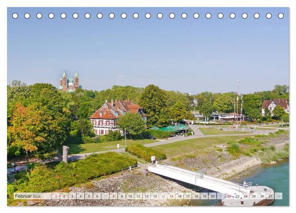 Produktbild: Speyer am Rhein. Rund um Kaiserdom und Altp&ouml;rtel (Tischkalender 2026 DIN A5 quer), CALVENDO Monatskalender