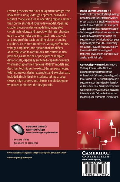Produktbild: CMOS Analog Design Using All-Region MOSFET Modeling