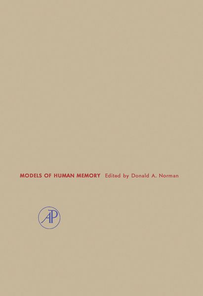 Produktbild: Models of Human Memory