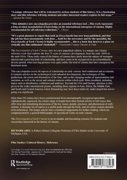 Produktbild: Encyclopedia of Early Cinema