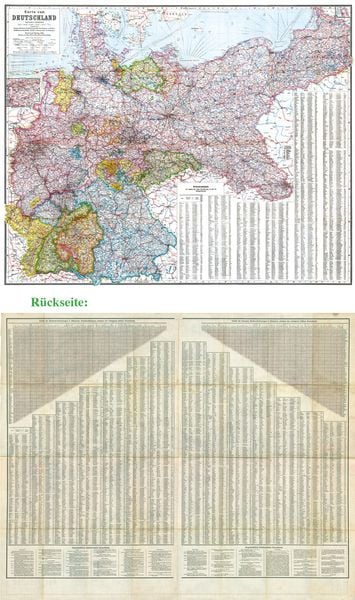General-Karte Deutsches Reich - Deutschland, 1910, Set von , Verlag Rockstuhl, 978-3-86777-999-9