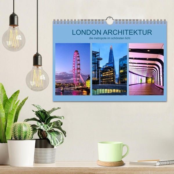 Produktbild: London Architektur (Wandkalender 2026 DIN A4 quer), CALVENDO Monatskalender