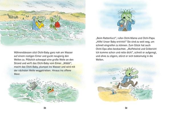 Produktbild: Die Olchis finden einen Schatz und andere kr&ouml;tige Abenteuer