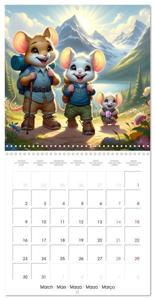 Produktbild: Mice dreams (Wall Calendar 2026 12 &times; 12 Inch) CALVENDO 12 Month Wall Calendar