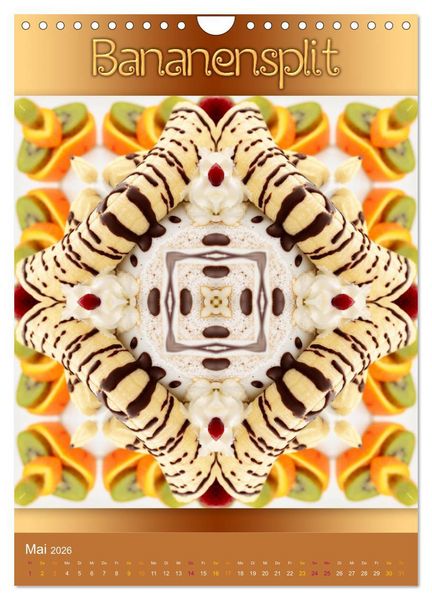 Produktbild: Kulinarische Mandalas (Wandkalender 2026 DIN A4 hoch), CALVENDO Monatskalender