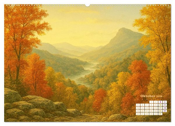 Produktbild: Im Licht der Sehnsucht - Romantische Landschaften (hochwertiger Premium Wandkalender 2026 DIN A2 quer), Kunstdruck in Hochglanz