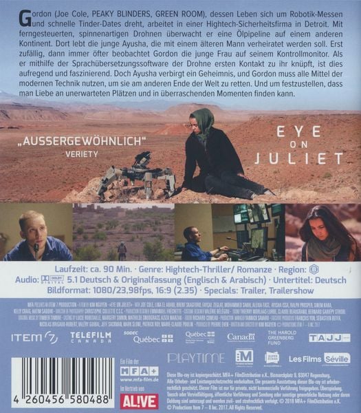 Produktbild: Eye on Juliet - Im Auge der Drohne
