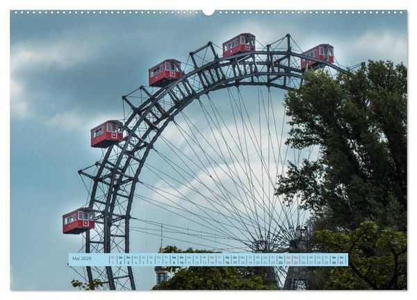Produktbild: Wien f&uuml;r Liebhaber und Interessierte (hochwertiger Premium Wandkalender 2026 DIN A2 quer), Kunstdruck in Hochglanz